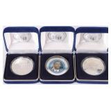FINE SILVER PRESIDENTIAL BULLION ROUNDS - (3)