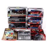 ASSORTED MARVEL & DC DIE CAST CARS LOT OF 9