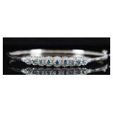 64 DIAMONDS ELEGANT 14K WHITE GOLD LADIES BRACELET