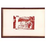 B. CASSINARI LITHOGRAPH TEMPLE OF SAN GIOVANNI