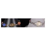 10K ROLLED GLD PL & GOLD FILLED BRACELET & WATCH