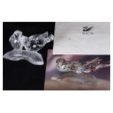 SWAROVSKI TURTLEDOVES 1989 AMOUR SERIES W/ BOX