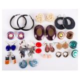 WHIMSICAL LADIES EARRINGS LOT OF 15