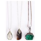STERLING SILVER COLLECTIBLE LADIES NECKLACES