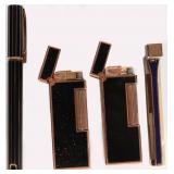 DUNHILL BLACK SPARKLE COLIBRI C LUXURY LIGHTERS- 4