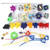 VINTAGE BEYBLADES 13 SPINNERS 6 RIPCHORDS 2002