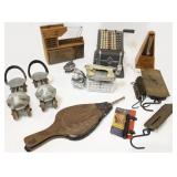 OLD TECH SCALES MOUSETRAP SPOTLIGHT BELLOWS (12)