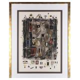 WALTER LINDNER MONOTYPIC PRINT CONTEMPORARY ART