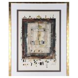 WALTER LINDNER COLLAGE PAINTING CONTEMPORARY ART