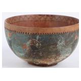ANTIQUE WOODEN CARVED STOCKHOLM SWEDEN BOWL