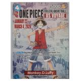 ONE PIECE CARDS MONKEY D. LUFFY P-055 BASKETBALL