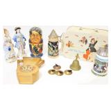 EUROPEAN VACATION ASSORTED SOUVENIRS STEINS (9)