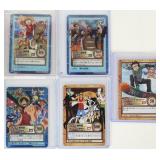VINTAGE 2000/20001 ONE PIECE GAME CARDS HOLOS (5)