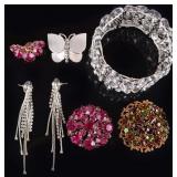 DESIGNER LADIES JEWELRY BROOCHES EARRINGS BRACELET