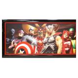 ALEX ROSS SIGNED ARTIST PROOF 'ASSEMBLE' GICLEE