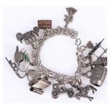 STERLING SILVER ANTIQUE LADIES CHARMS