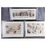 VINTAGE BORIS O'KLEIN DIRTY DOGS OF PARIS PRINTS-3