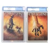 WOLVERINE: THE ORIGIN #1 & #2 CGC GRADED COMICS
