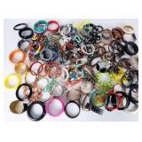 LARGE LOT COLORFUL WHIMSICAL LADIES BRACELETS-141