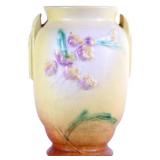 VINTAGE ROSEVILLE POTTERY YELLOW IXIA ROSE 853-6'