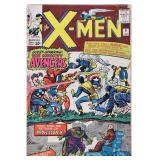 X-MEN #9 1965 SILVER AGE MARVEL 1ST AVENGERS CROSS