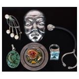UNIQUE ASSORTED STERLING SILVER LADIES JEWELRY