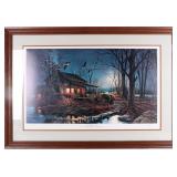 TERRY REDLIN 'MOONLIGHT RETREAT' SIGNED LIMITED ED