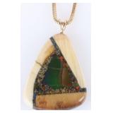ALFRED COOK DESIGNER 14K YELLOW GOLD NECKLACE