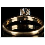 1/3CT DIAMOND SOLITAIRE 10K ENGAGEMENT RING