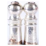 JAPANESE KOKESHI DOLL S & P SHAKERS 950 STERLING