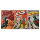 DC THE ATOM ISSUES #10,16 & 37 1ST APP MAJOR MYNAH