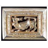 PAULE INGRAND SIGNED MEDIEVAL REVIVAL BROOCH 1940S