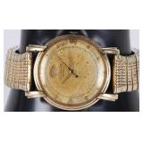 LECOULTRE 10K GOLD FILLED MENS WATCH W/ SPEIDEL