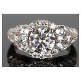 GIA 1.50CT NATURAL DIAMOND 14K ENGAGEMENT RING