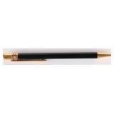 MUST DE CARTIER TRINITY RING GOLD/BLACK LAQUER PEN
