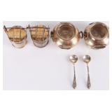 ANTIQUE STERLING SILVER BUCKETS/CAULDRON SHAKERS 2