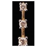 14K YELLOW GOLD LADIES PENDANT W/ DIAMONDS