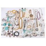 IMPRESSIVE 4LB ASSORTED LADIES FASHION JEWELRY LOT