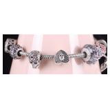 PANDORA DAY OF THE DEAD STERLING SILVER BRACELET
