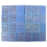ASSORTED U.S. PENNY & NICKEL COLLECTION BOOKS -(9)