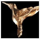 14K YELLOW GOLD HUMMINGBIRD LADIES PENDANT