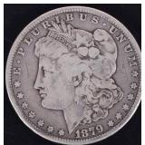 1879 S REVERSE OF 1878 90% SILVER MORGAN DOLLAR