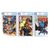 MARVEL NEW AVENGERS #1, 5 & 7 PGX 9.9 & 9.8