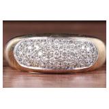 59 DIAMONDS 14K YELLOW/WHITE GOLD LADIES RING