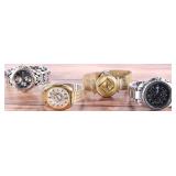 FINE MENS WRISTWATCHES SEIKO FOSSILV GRUEN ETC-10