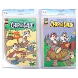 DISNEY CHIP N' DALE # 80 & 81 CGC GRADED