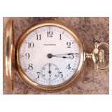 14K YELLOW GOLD WALTHAM POCKET WATCH ANTIQUE