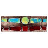STERLING SILVER SW JASPER & TURQUISE BRACELETS-(2)