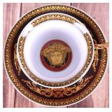 VERSACE ROSENTHAL TEA CUP & PLATTER SET IKARUS