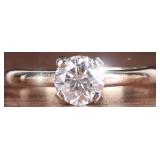 1CT BRILLIANT DIAMOND 14K YELLOW GOLD LADIES RING